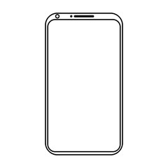 Simple mobile phone icon