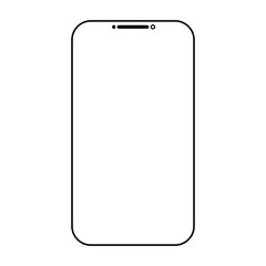 Simple mobile phone icon