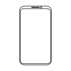 Simple mobile phone icon