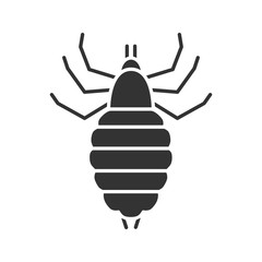 Louse glyph icon