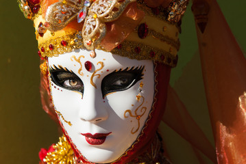 Masks in Carnival Venice, Italy 