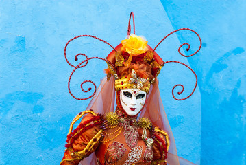 Masks in Carnival Venice, Italy 