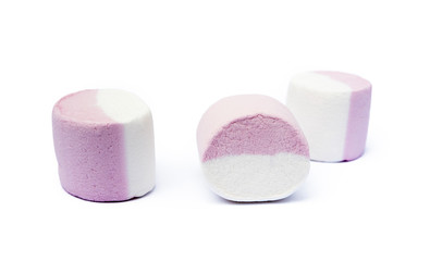 marshmallow sweet isolated on white background