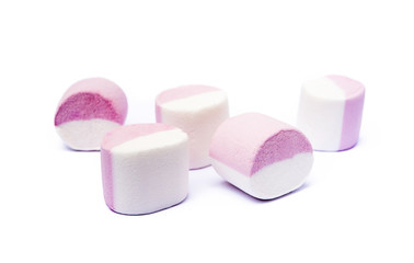 marshmallow sweet isolated on white background