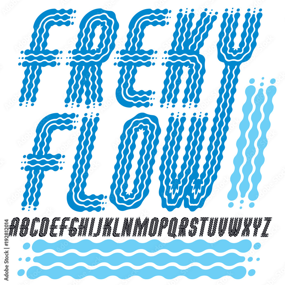 Poster set of cool disco vector capital english alphabet letters isolated. rounded bold italic condensed re