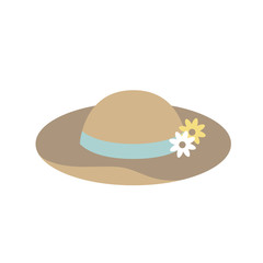 Illustration of summer hat icon