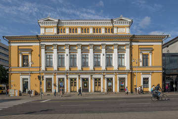 Fototapeta na wymiar Abo Svenska Theater is a Finland Swedish theatre in the city of Turku, Finland