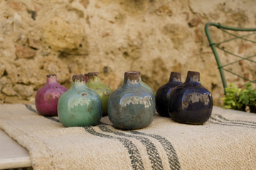 Naklejka na ściany i meble ceramic vases