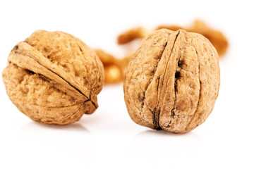 Walnut isolated on white