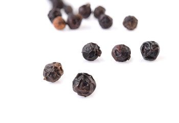 pepper corn isolated on white background