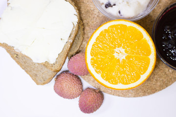 Delicious breakfast concept
