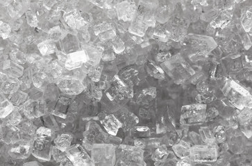 White sugar crystals