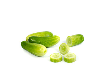 cucumber isolate on white background
