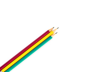 pencil on white background