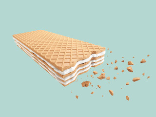 Cracked Milk wafer