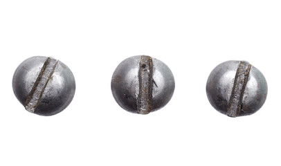 screw isolated on white