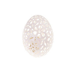 Easter hen's egg with carving.