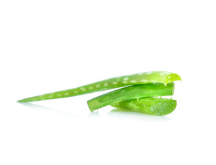 Aloe Vera on white background