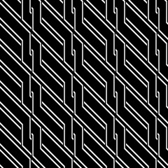 Design seamless monochrome zigzag pattern