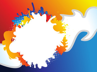 abstract artistic creative colorful grunge explode