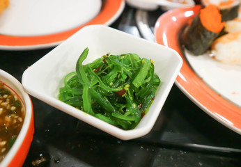 seaweed or seaweed salad