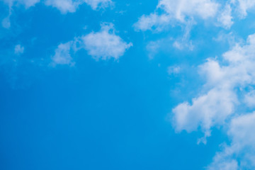 Blue sky with clouds for background