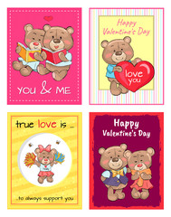 Happy Valentines Day to You and Me, True Love Set