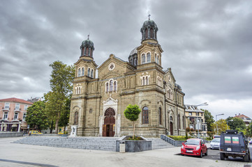 Fototapeta na wymiar St. Cyril and Methodius Cathedral, Burgas (Bulgaria)