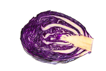 Obraz premium cabbage isolated on white background