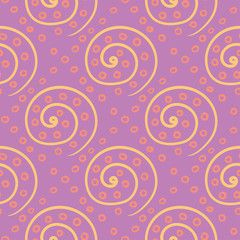 Violet fuchsia geometric seamless pattern. Bright colored background