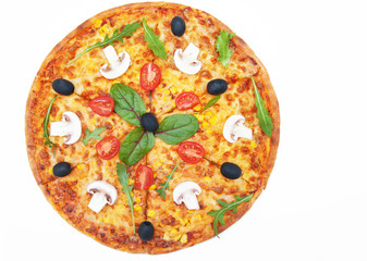 Pizza isolated on white background
