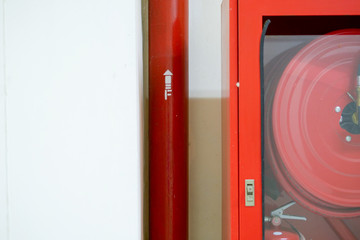 Red Fire Emergency Tube and Box