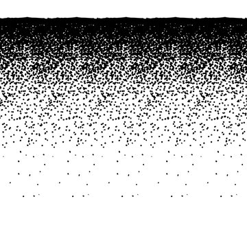 Horizontal seamless pattern of stippled gradient