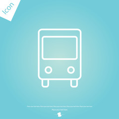 Bus line icon