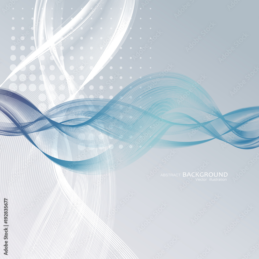 Poster abstract backgrounds with colorful wavy lines. elegant wave design. vector.