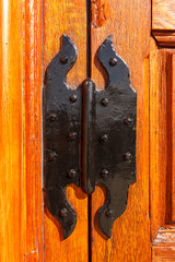 Old door with a fresh coat of paint