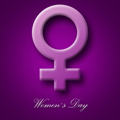 Obraz premium Women's Day Celebration Greeting Background