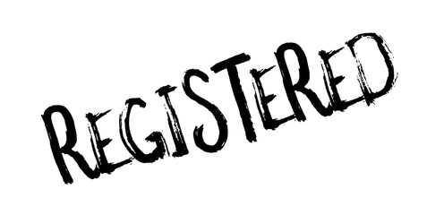 Registered rubber stamp. Grunge design with dust scratches. Effects can be easily removed for a clean, crisp look. Color is easily changed.