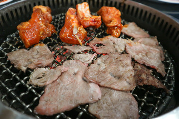 barbecued beef or grilled beef