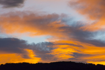Cielo rojo atardecer 2
