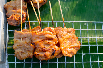 Thai styled pork BBQ.