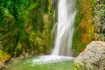 Waterfall in the wilderness