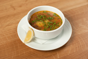 Dish for the restaurant, tasty food, lunch