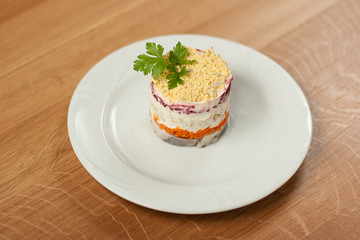 Dish for the restaurant, tasty food, lunch