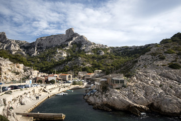 Fototapeta na wymiar Marseille Port de Callelongue