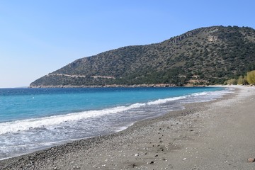 Sea water.Seaside. Palamutuku Koyu. Dat&ccedil;a. Turkey