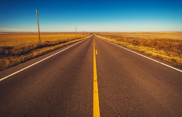 Fototapeta premium Colorado Plains Highway