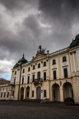 Branicki Palace main entrance, Bialystok, Poland