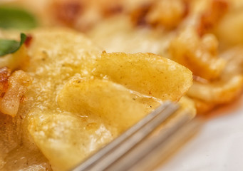 Dumplings with white cheese