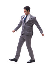 Businessman isolated on the white background